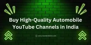 Buy High-Quality Automobile YouTube Channels in India